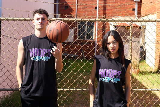 Hoops Oversized Muscle Tee