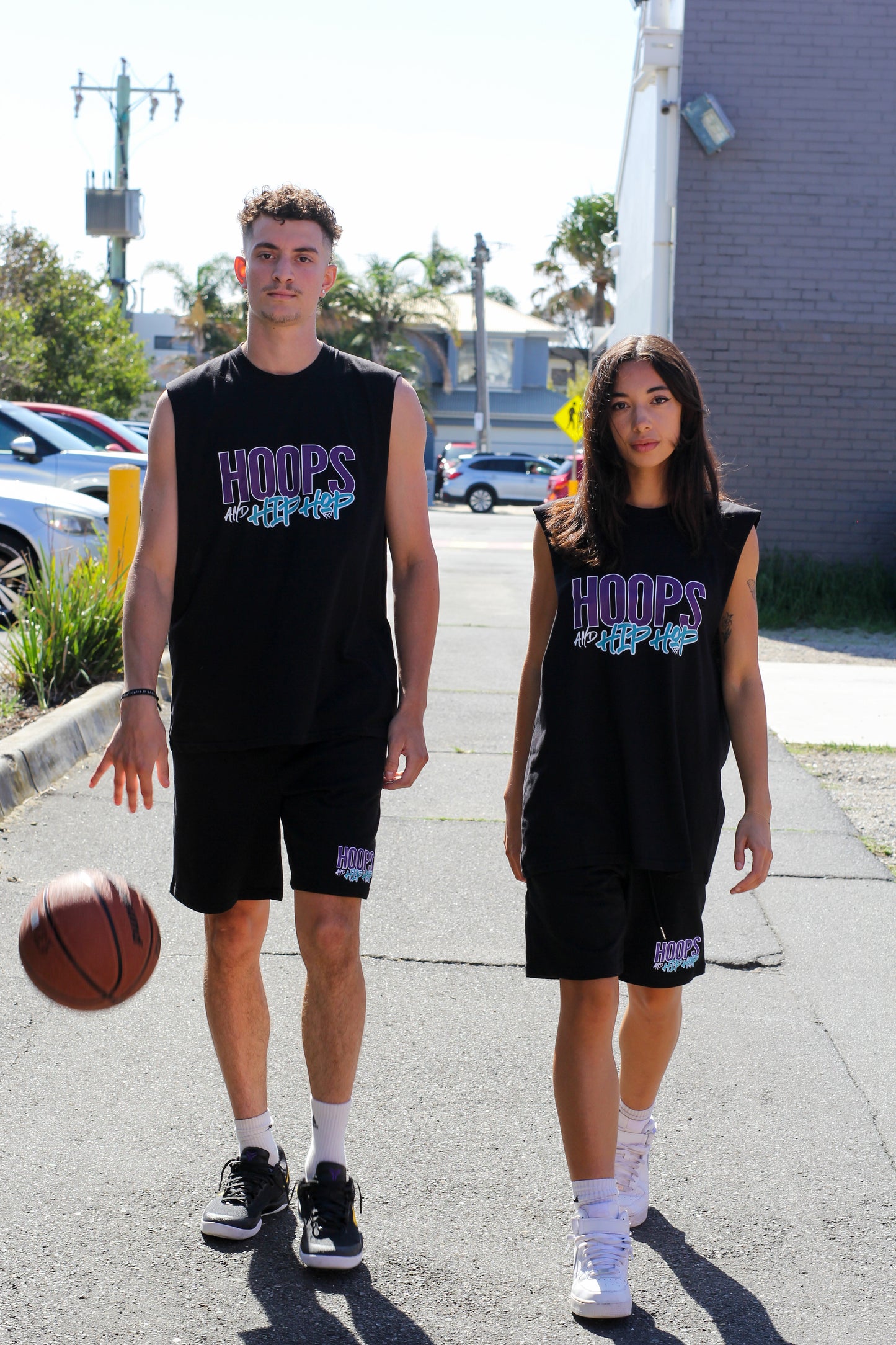 Hoops Embroidered Shorts