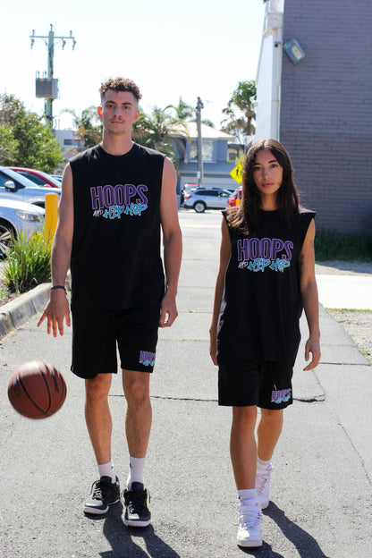 Hoops Embroidered Shorts