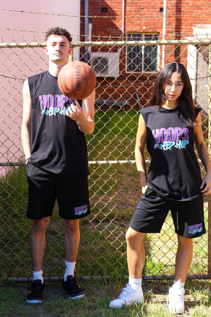 Hoops Embroidered Shorts